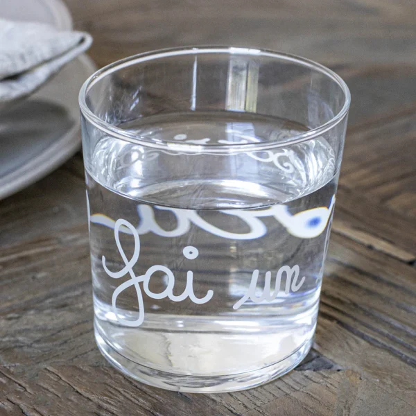 Bicchiere Acqua Fai un Bel Sorriso Simple Day