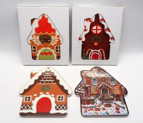 Sottopentola Casetta Natale 22x18cm Vima