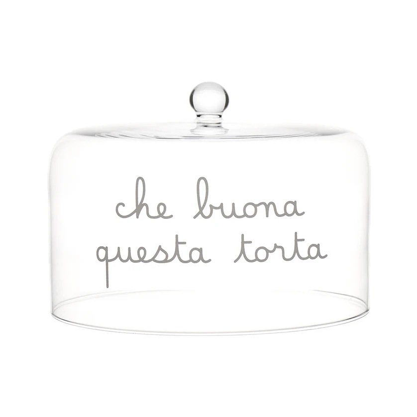 Campana Vetro Media Che Buona Questa Torta 24,5 cm Simple Day - immagine 2