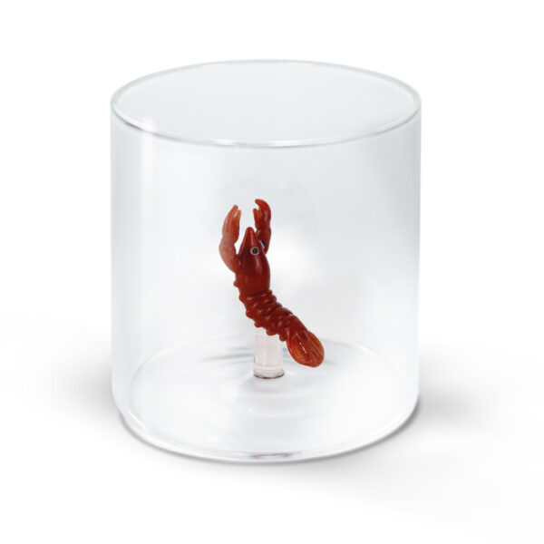 Bicchiere Vetro Borosilicato Aragosta WD Lifestyle
